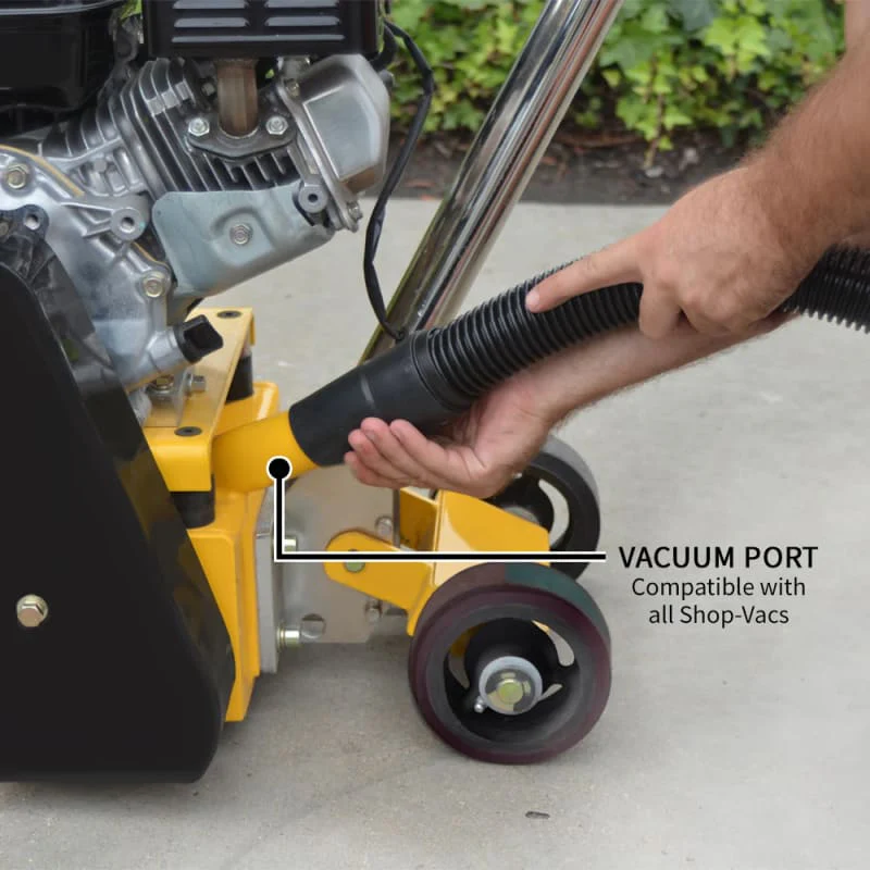 8" Gas Concrete Scarifier Planer Grinder with 5.5 HP Honda Engine & Drum - Image 3