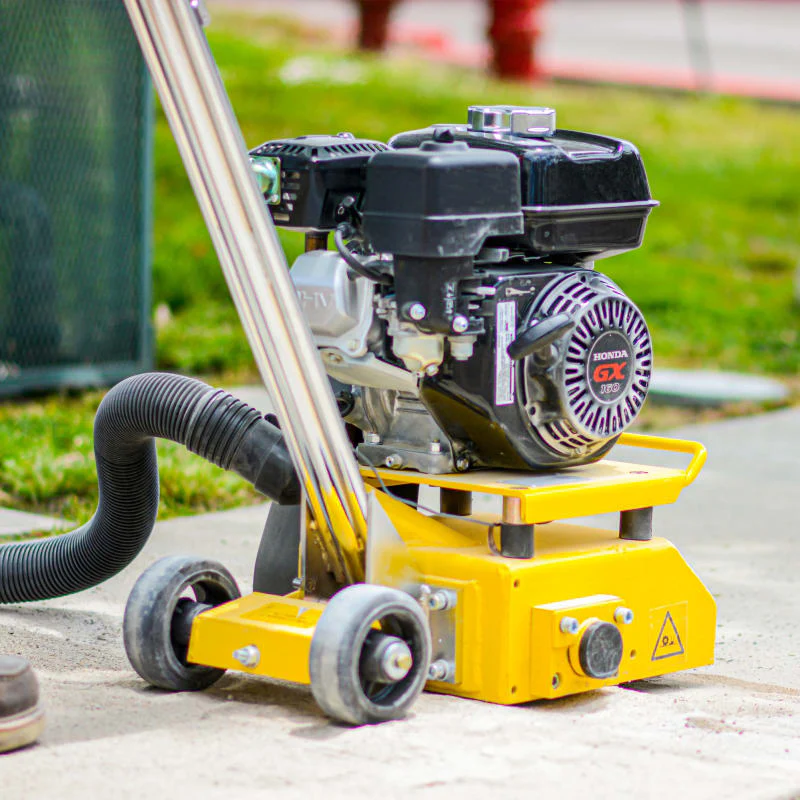 8" Gas Concrete Scarifier Planer Grinder with 5.5 HP Honda Engine & Drum - Image 4