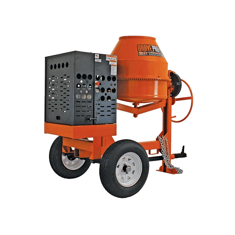 9 Cu Ft Cement Mixer | Brave | Steel Drum | Honda Gas | Towable - Image 4