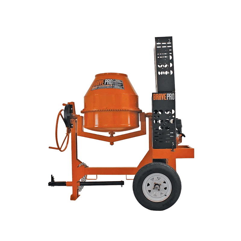 9 Cu Ft Cement Mixer | Brave | Steel Drum | Honda Gas | Towable - Image 7