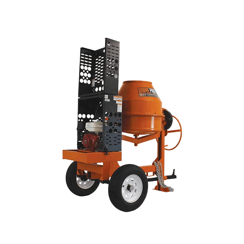 9 Cu Ft Cement Mixer | Brave | Steel Drum | Honda Gas | Towable - Image 9