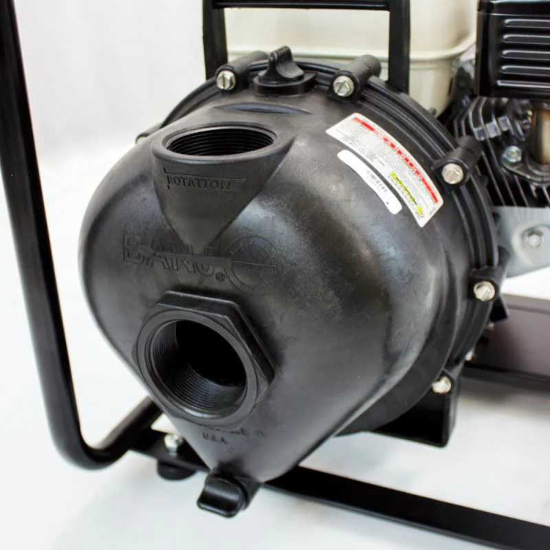 Banjo Framed Transfer Pump | 2 In. | Recoil Start | Honda GX160 - Image 6