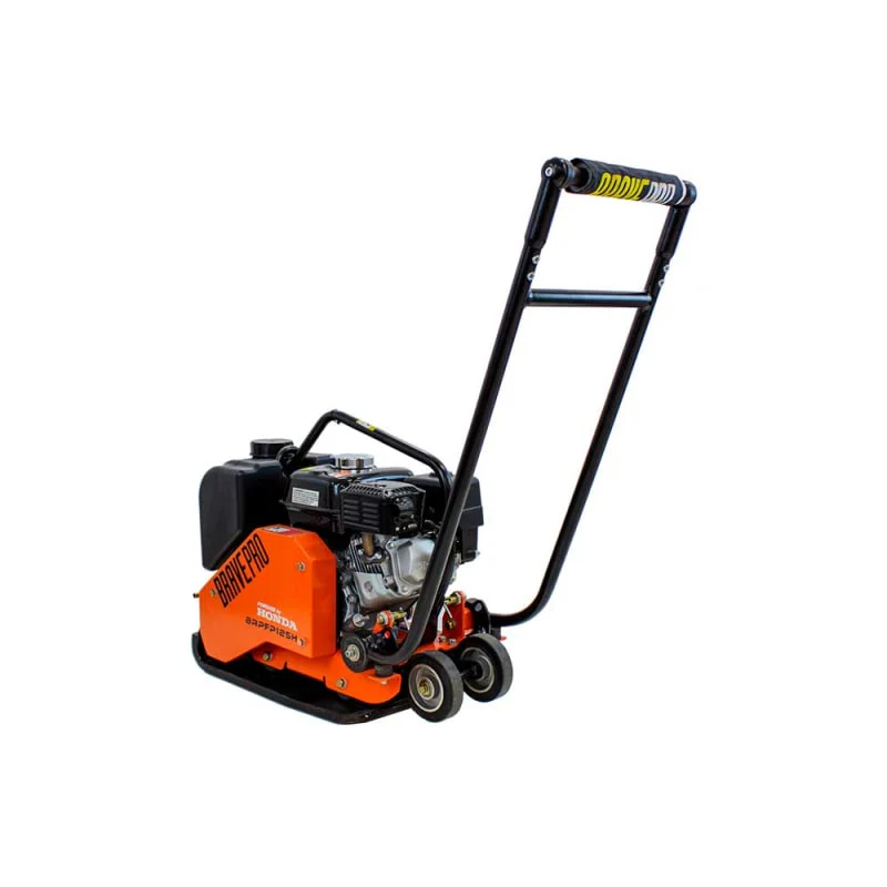 BravePro Forward Plate Compactor | 14 In. | Rubber Mat, Tank, and Wheel Kit | Honda GX160 - Image 11