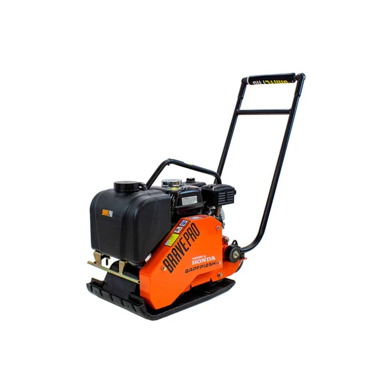 BravePro Forward Plate Compactor | 14 In. | Rubber Mat, Tank, and Wheel Kit | Honda GX160 - Image 2