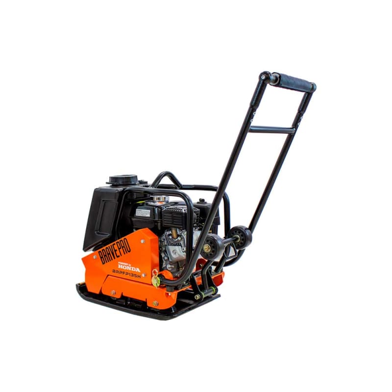BravePro Forward Plate Compactor | 16 In. | Rubber Mat, Tank, and Wheel Kit | Honda GX160 - Image 11