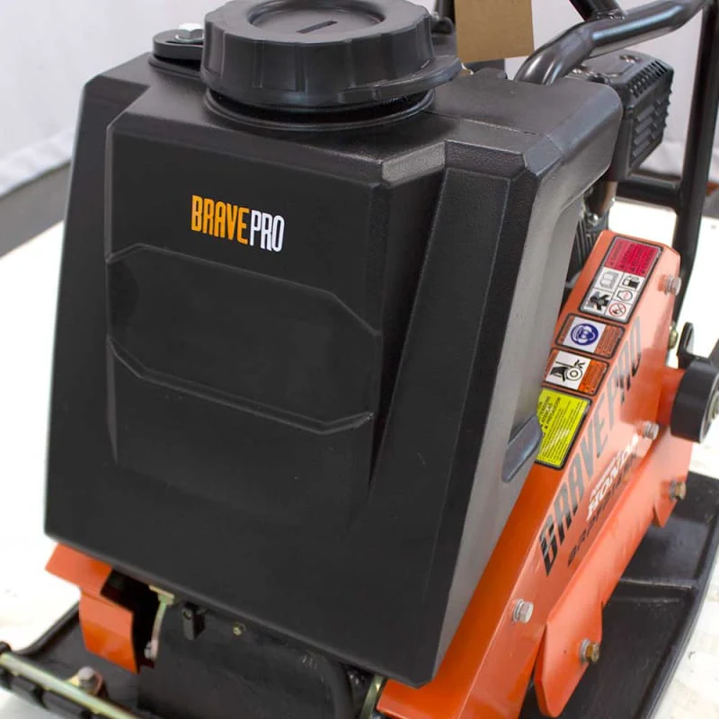 BravePro Forward Plate Compactor | 20 In. | Rubber Mat, Tank, and Wheel Kit | Honda GX160 - Image 13