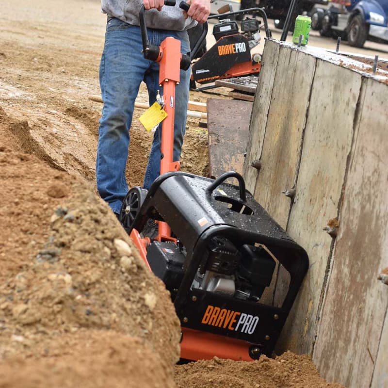 BravePro Reversible Plate Compactor | 20 In. | Wheel Kit | Honda GX200 - Image 16