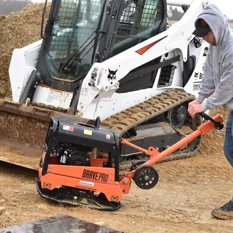 BravePro Reversible Plate Compactor | 20 In. | Wheel Kit | Honda GX200 - Image 17