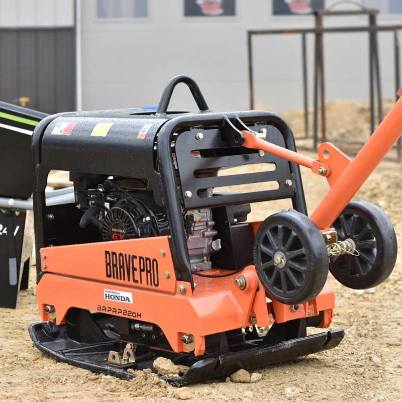 BravePro Reversible Plate Compactor | 20 In. | Wheel Kit | Honda GX200 - Image 18