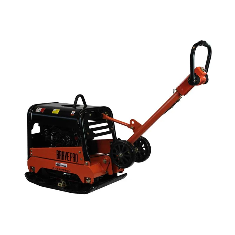 BravePro Reversible Plate Compactor | 20 In. | Wheel Kit | Honda GX200 - Image 7