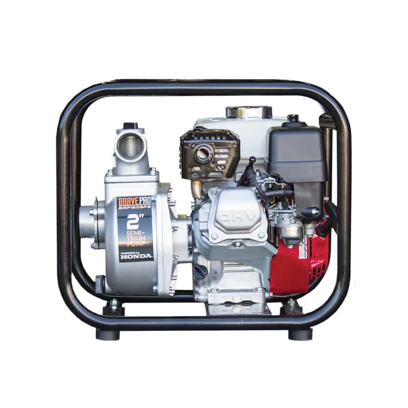 BravePro Semi-Trash Pump | 2 In. | Honda GX160 - Image 9