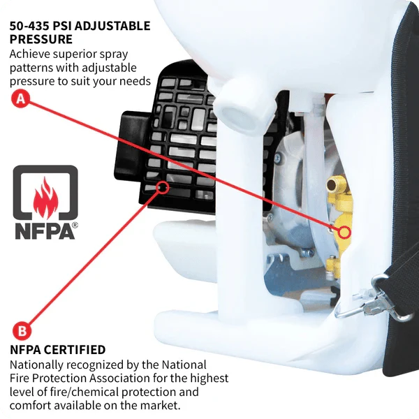 6.5 Gallon Backpack Concrete Sprayer .5 GPM Gas Finishing Tool for Cement Sealant Curing Stain - Image 6