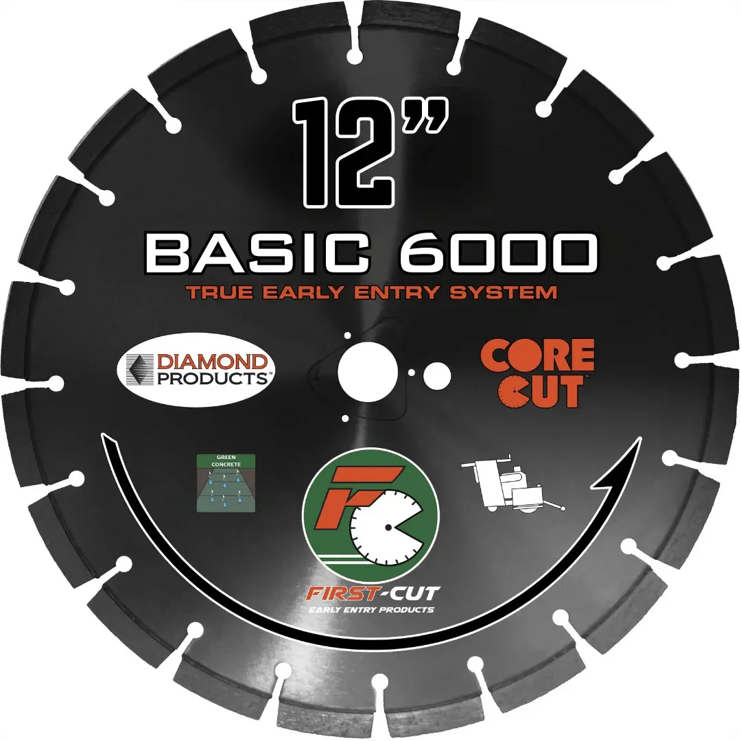 First-Cut, Early Entry Diamond Blade w/ Triangle Knockout - BASIC6000 - Image 12
