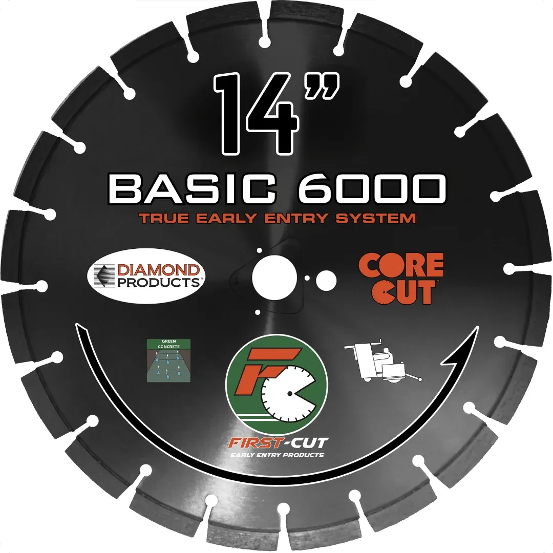 First-Cut, Early Entry Diamond Blade w/ Triangle Knockout - BASIC6000 - Image 14