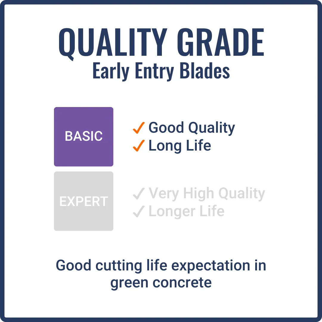 Diamond Blade, Basic1000 Early-Entry W/ Triangle Knockout - Image 4