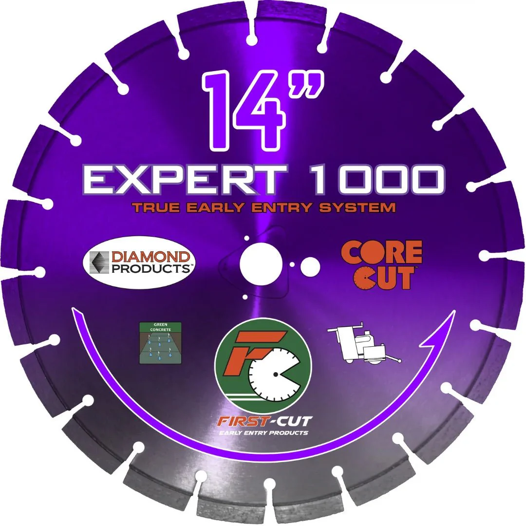 First-Cut, Early Entry Diamond Blade w/ Triangle Knockout - EXPERT1000 - Image 11