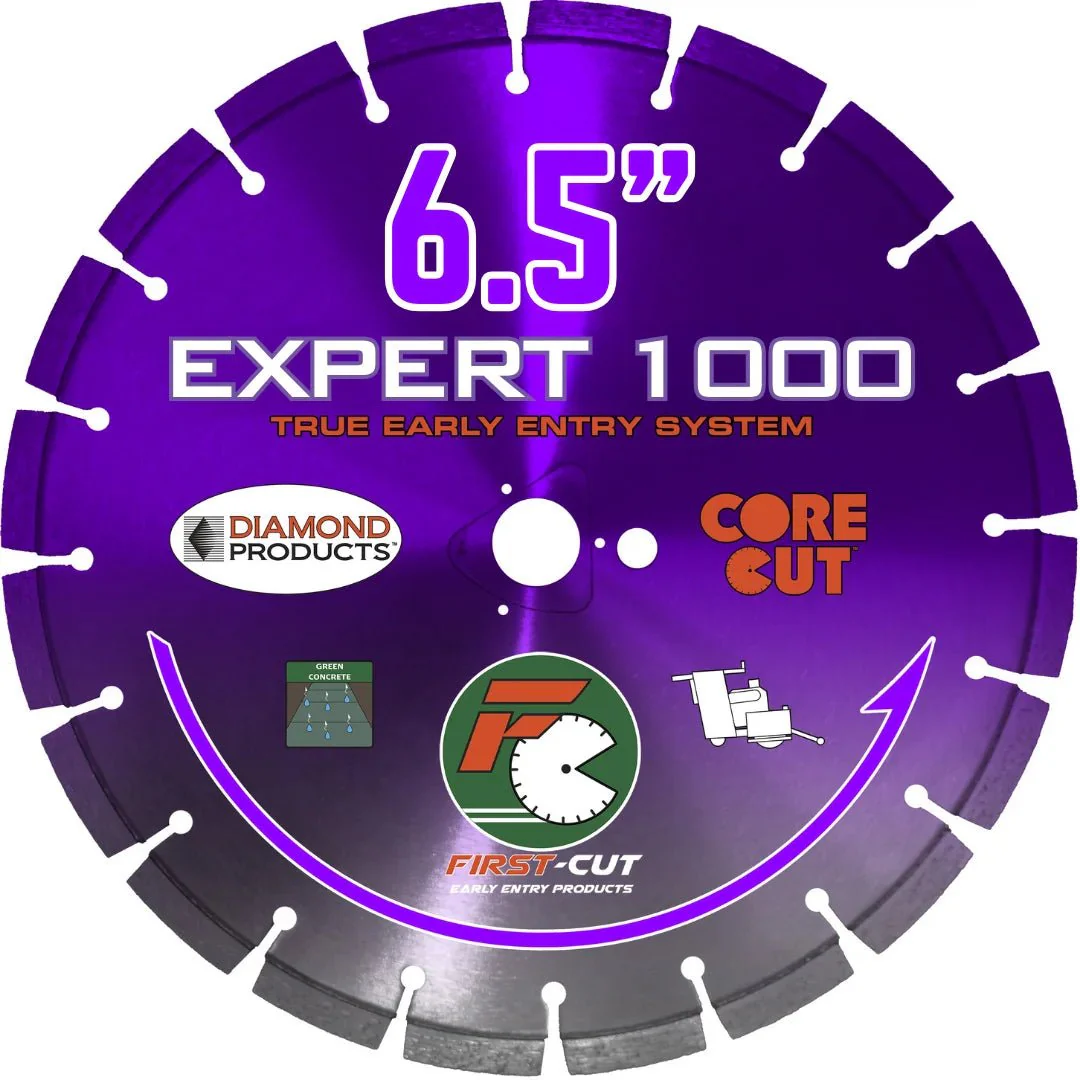 First-Cut, Early Entry Diamond Blade w/ Triangle Knockout - EXPERT1000 - Image 9