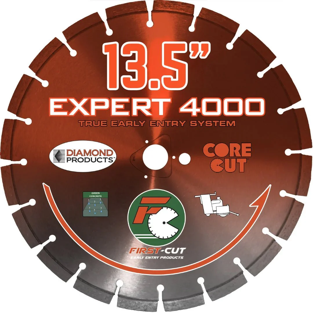 First-Cut, Early Entry Diamond Blade w/ Triangle Knockout - EXPERT4000 - Image 9