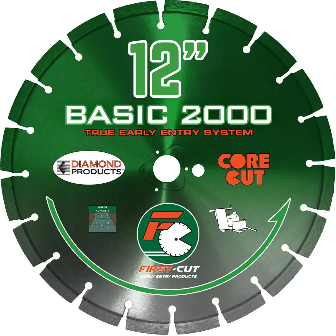 First-Cut, Early Entry Diamond Blade w/ Triangle Knockout - BASIC2000 - Image 12