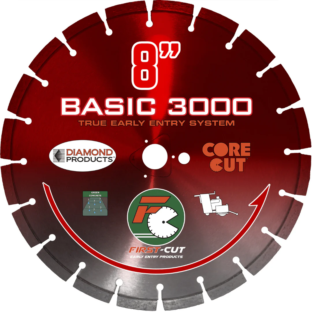 First-Cut, Early Entry Diamond Blade w/ Triangle Knockout - BASIC3000 - Image 10