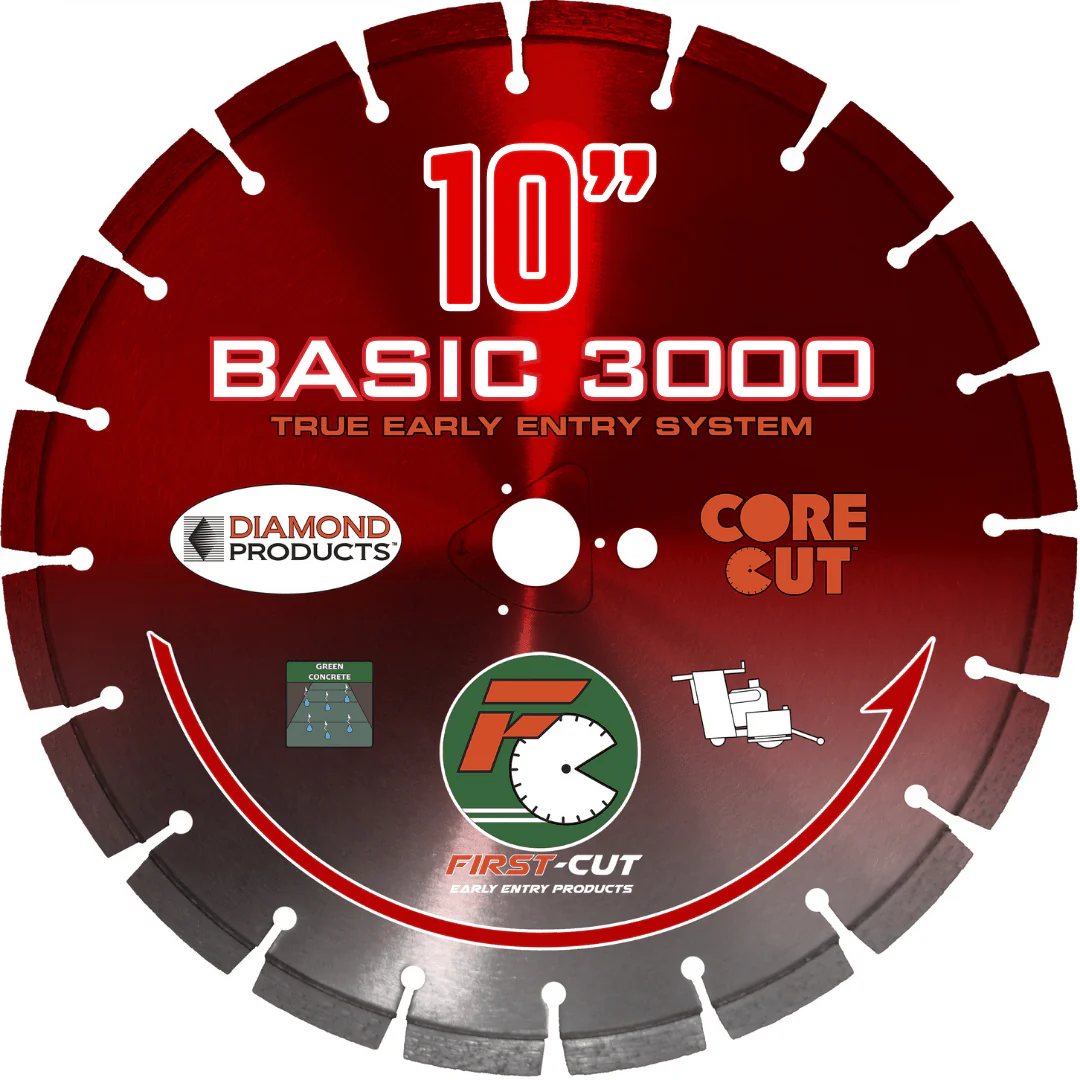 First-Cut, Early Entry Diamond Blade w/ Triangle Knockout - BASIC3000 - Image 11
