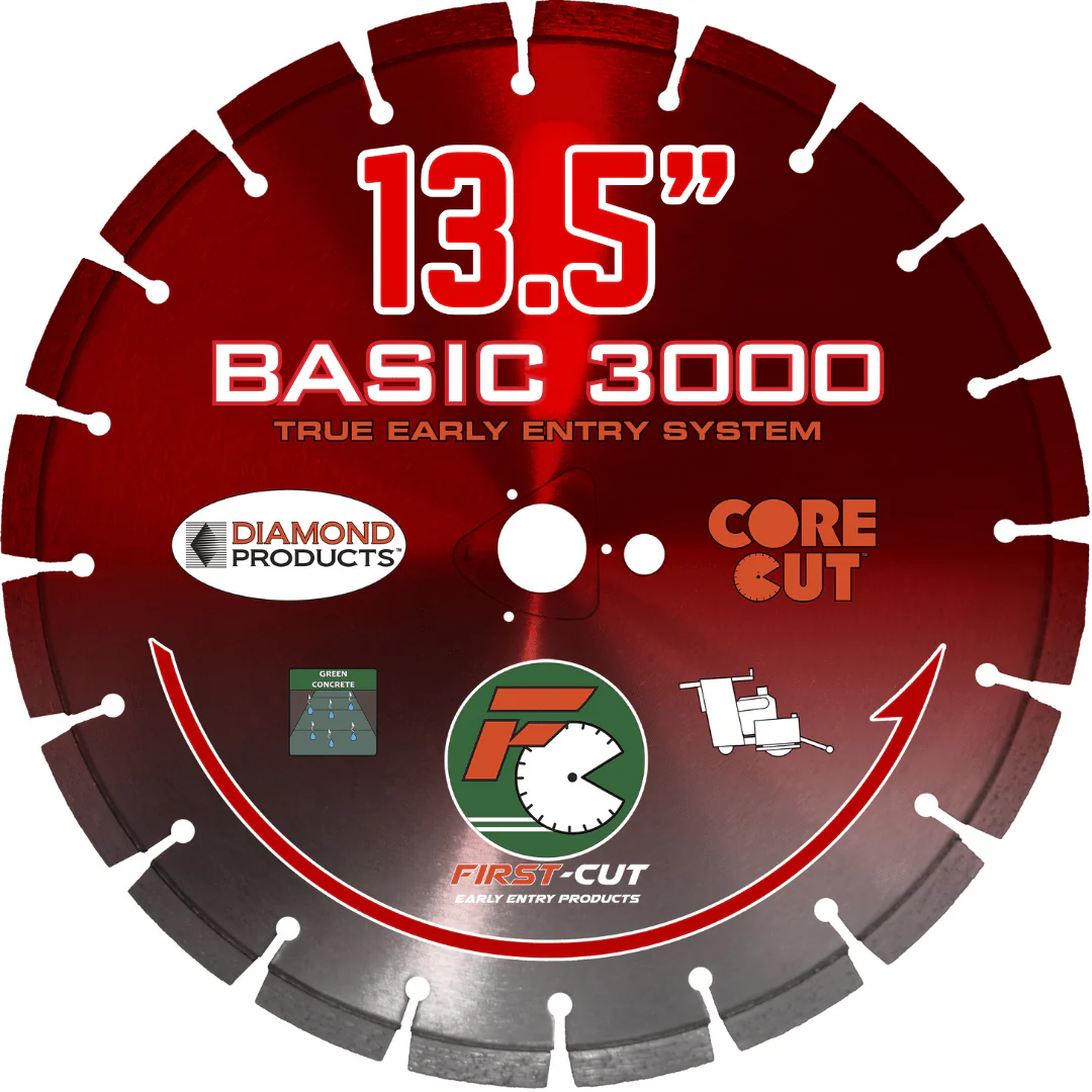 First-Cut, Early Entry Diamond Blade w/ Triangle Knockout - BASIC3000 - Image 13