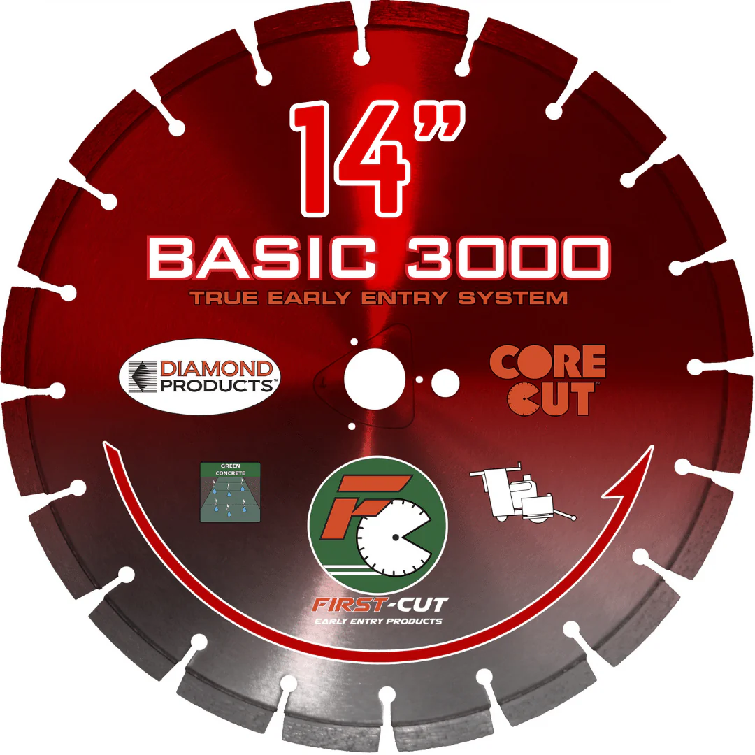 First-Cut, Early Entry Diamond Blade w/ Triangle Knockout - BASIC3000 - Image 14