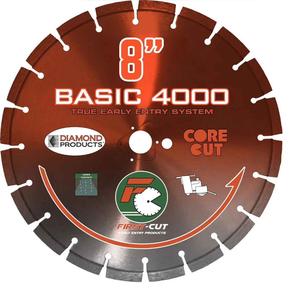 First-Cut, Early Entry Diamond Blade w/ Triangle Knockout - BASIC4000 - Image 10