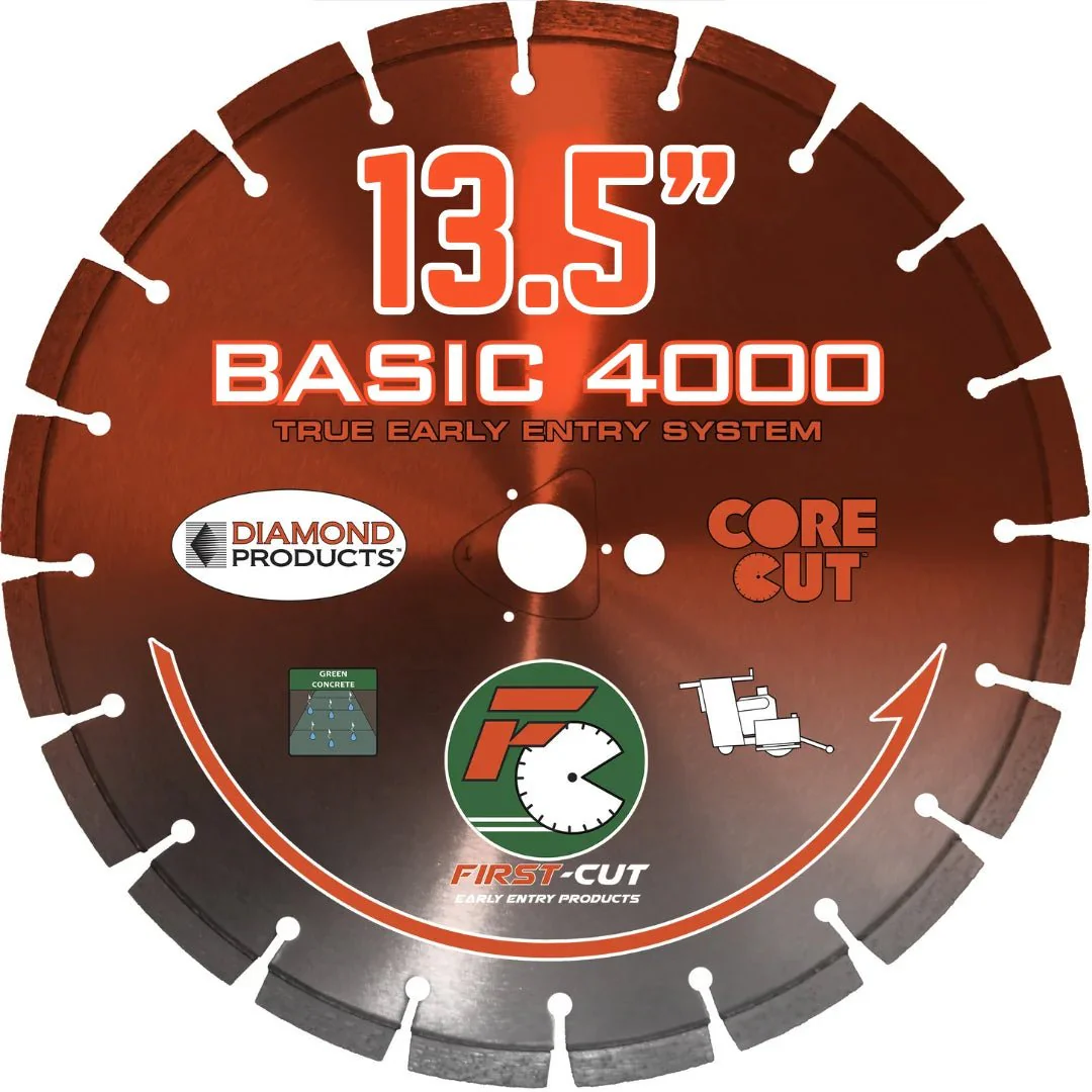 First-Cut, Early Entry Diamond Blade w/ Triangle Knockout - BASIC4000 - Image 13