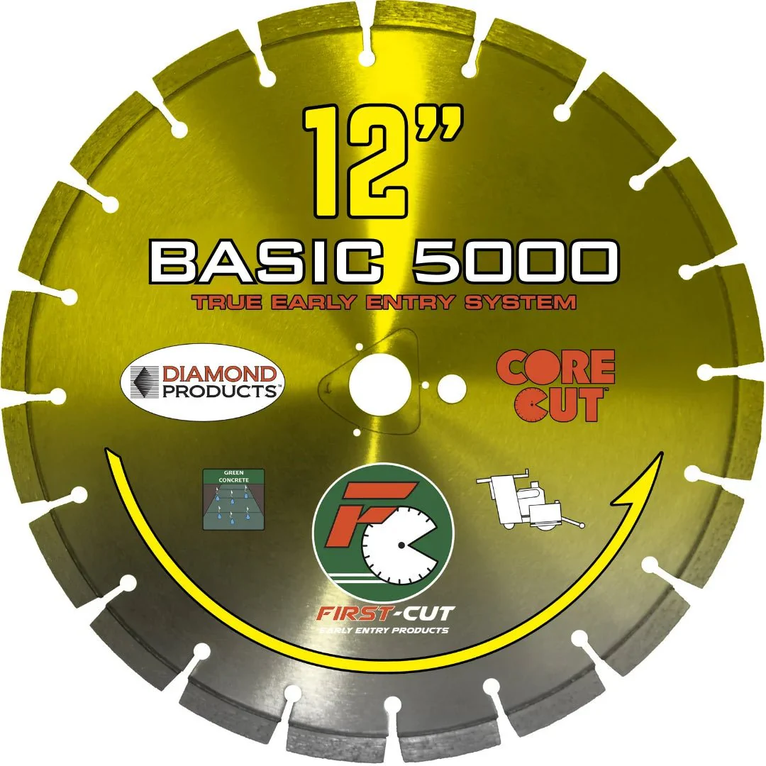 First-Cut, Early Entry Diamond Blade w/ Triangle Knockout - BASIC5000 - Image 12