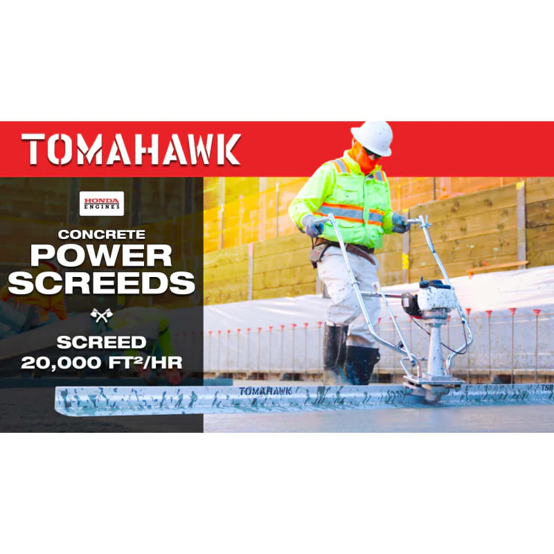 Honda Concrete Finishing Bundle with Magnesium Screed Blade Float and Honda Vibrator with 10" Whip W/ Free Vibration Impact Ironclad Gloves - Image 16