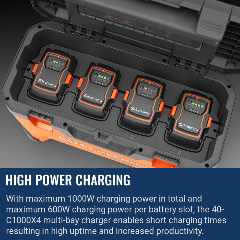 Husqvarna 40-C1000X4 For Husqvarna | BATTERY CHARGER 40-C1000X4 US/CA - Image 4