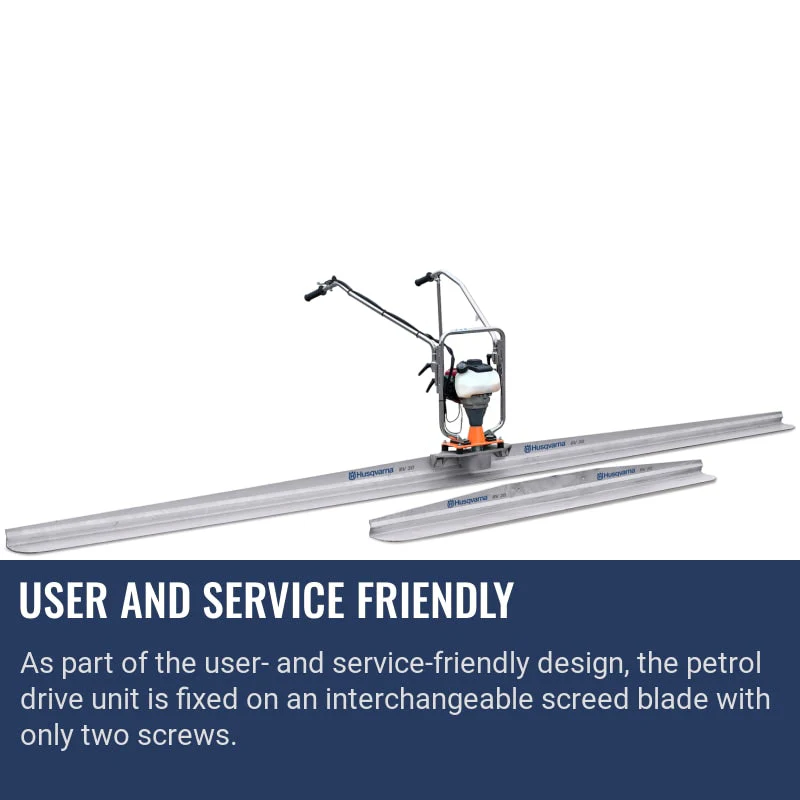 Husqvarna BV 30 | Walk-Behind Screed W/ Free Vibration Impact Ironclad Gloves - Image 5