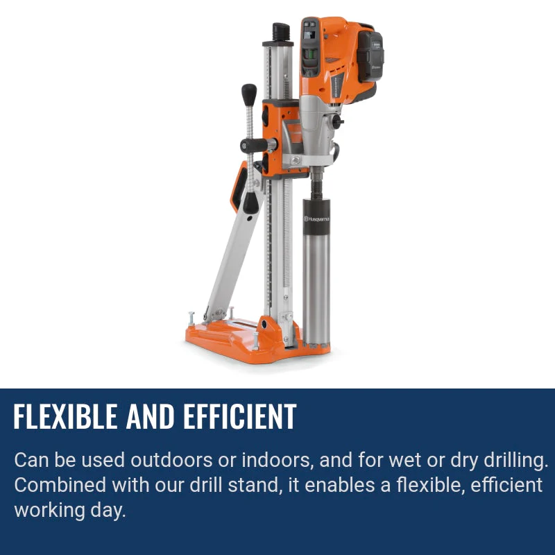 Husqvarna DM 540i Battery Core Drill Motor Kit with 2 BLi300 Batteries & QC500 Charger | Handheld Core Drill - Image 9