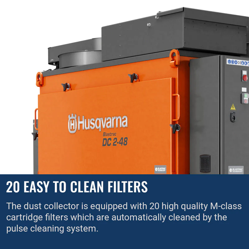 Husqvarna Blastrac DC2-48 | Dust Collector - Image 2
