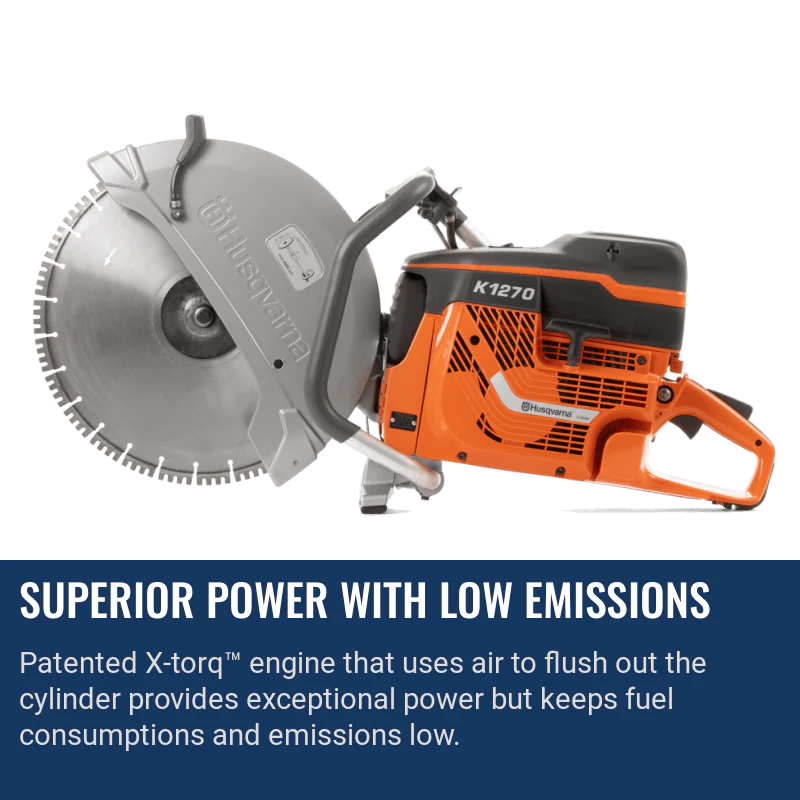 Husqvarna K1270 Disc Cutter 16" - Gas - Image 2