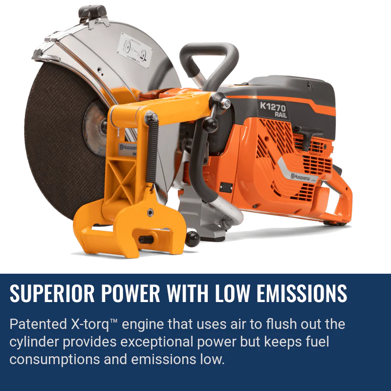 Husqvarna K1270 Rail Power Cutter - Gas - Image 7