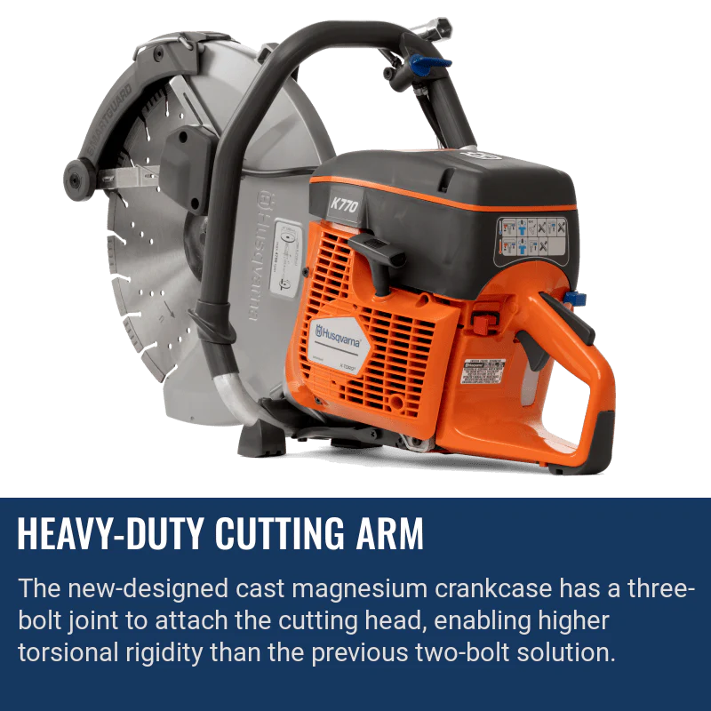 Husqvarna K770 SmartGuard Disc Cutter + FREE S45 Diamond Blade + FREE Ironclad Gloves - Image 11