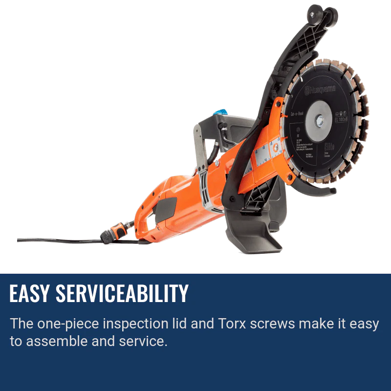 Husqvarna K4000 Cut‑n‑Break Electric Saw + FREE EL35 CnB Diamond Blades + Ironclad Gloves - Image 3