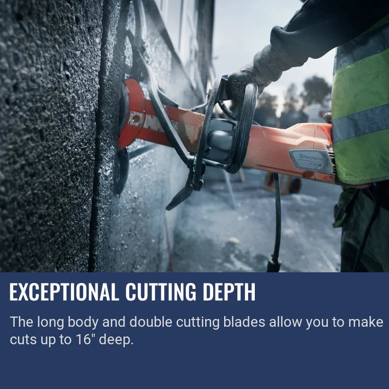 Husqvarna K4000 Cut‑n‑Break Electric Saw + FREE EL35 CnB Diamond Blades + Ironclad Gloves - Image 5