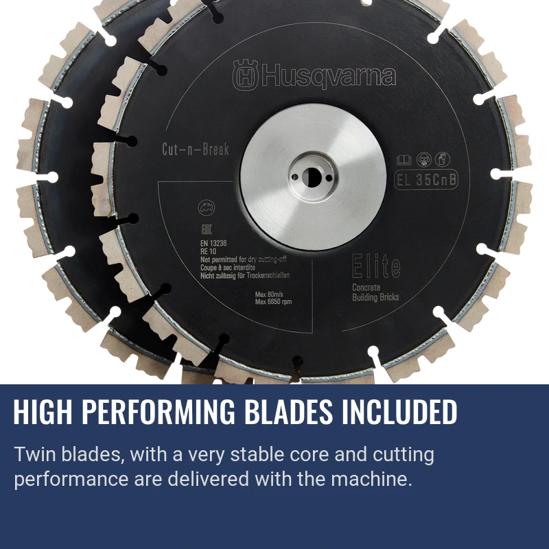 Husqvarna K760 Cut-n-Break II - Gas + FREE EL35 CnB Diamond Blades + Ironclad Gloves - Image 7