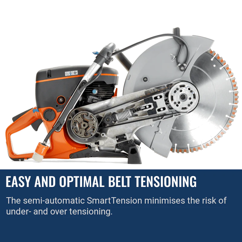 Husqvarna K770 Concrete Saw + FREE S45 Pro Blade + FREE Ironclad Gloves - Image 7