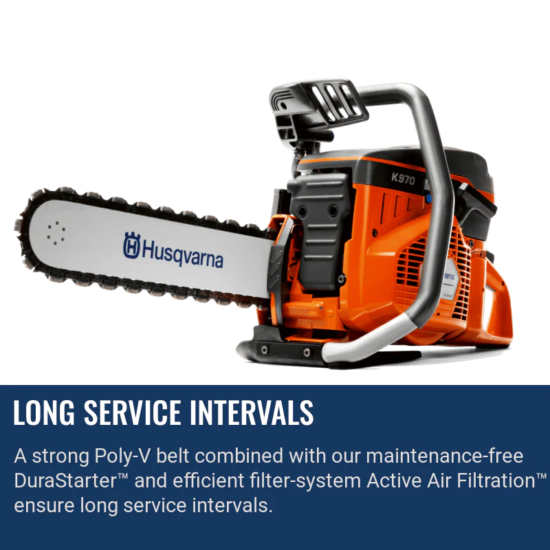 Husqvarna K970 Concrete Chainsaw (2-bolt) - Gas - Image 3