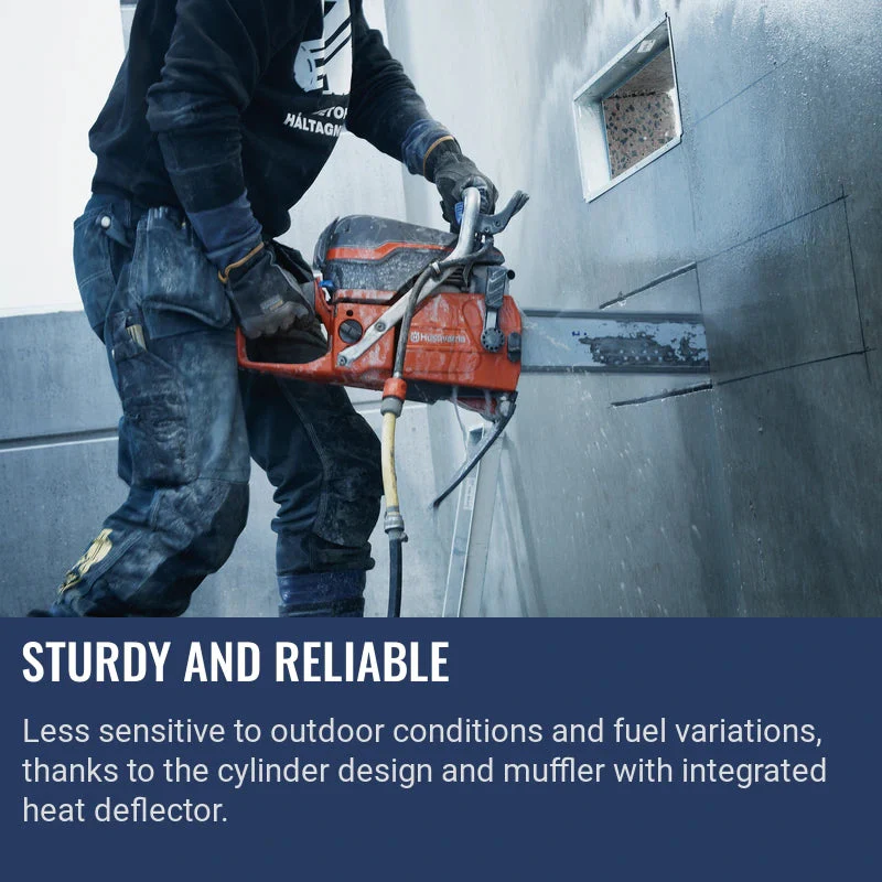 Husqvarna K970 Concrete Chainsaw (2-bolt) - Gas - Image 7