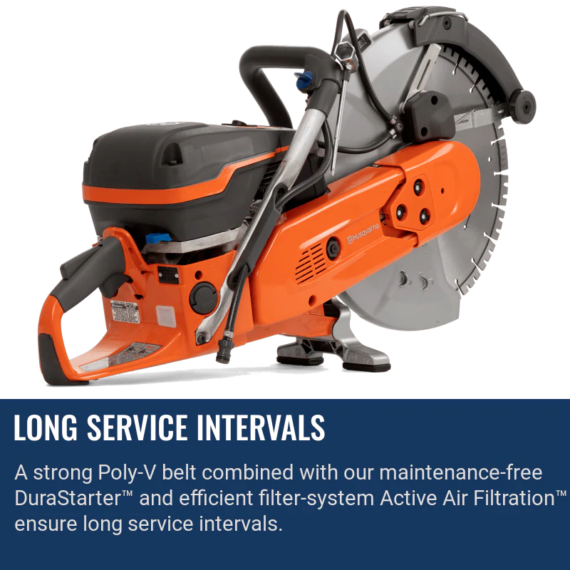 Husqvarna K970 SmartGuard Concrete Saw - Gas - Image 3