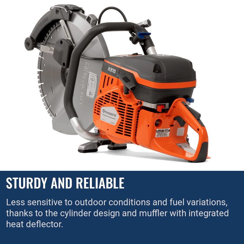 Husqvarna K970 SmartGuard Concrete Saw - Gas - Image 4