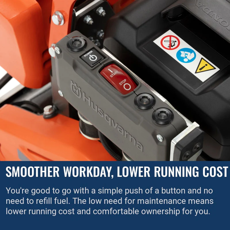 Husqvarna LFe 60 LAT W/ Free Vibration Impact Ironclad Gloves - Image 6