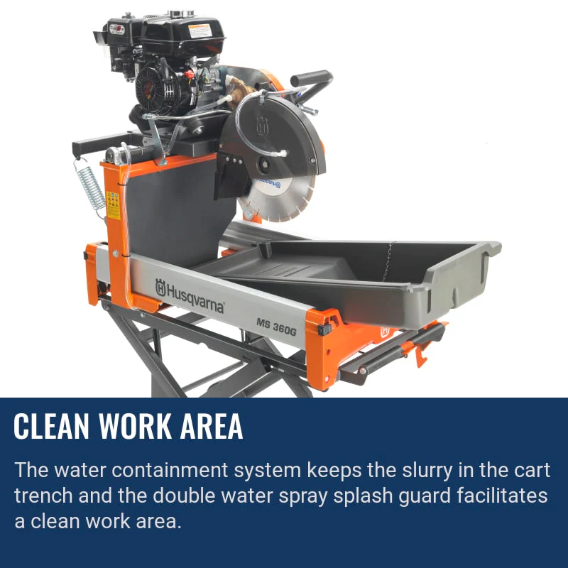 Husqvarna MS 360G | Portable Masonry Saw - Image 4