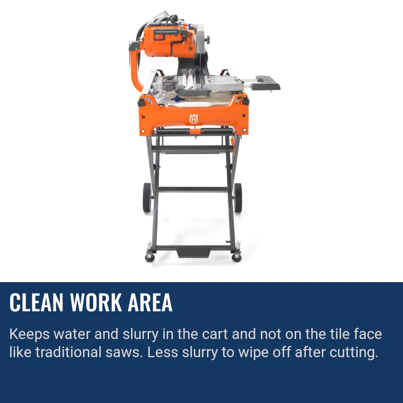 Husqvarna TS 70 | Cart Tile Saw - Image 4
