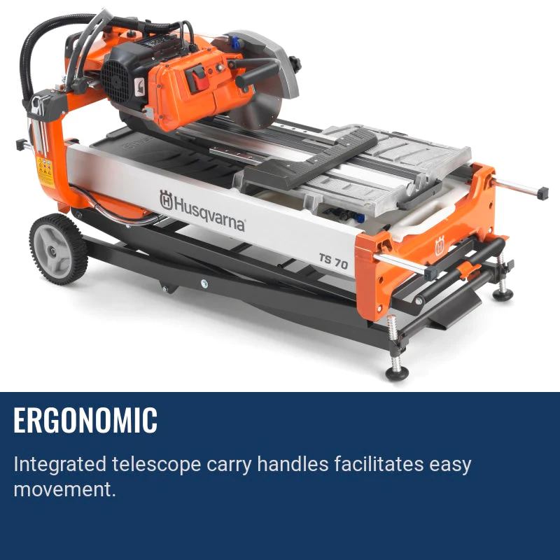 Husqvarna TS 70 | Cart Tile Saw - Image 5
